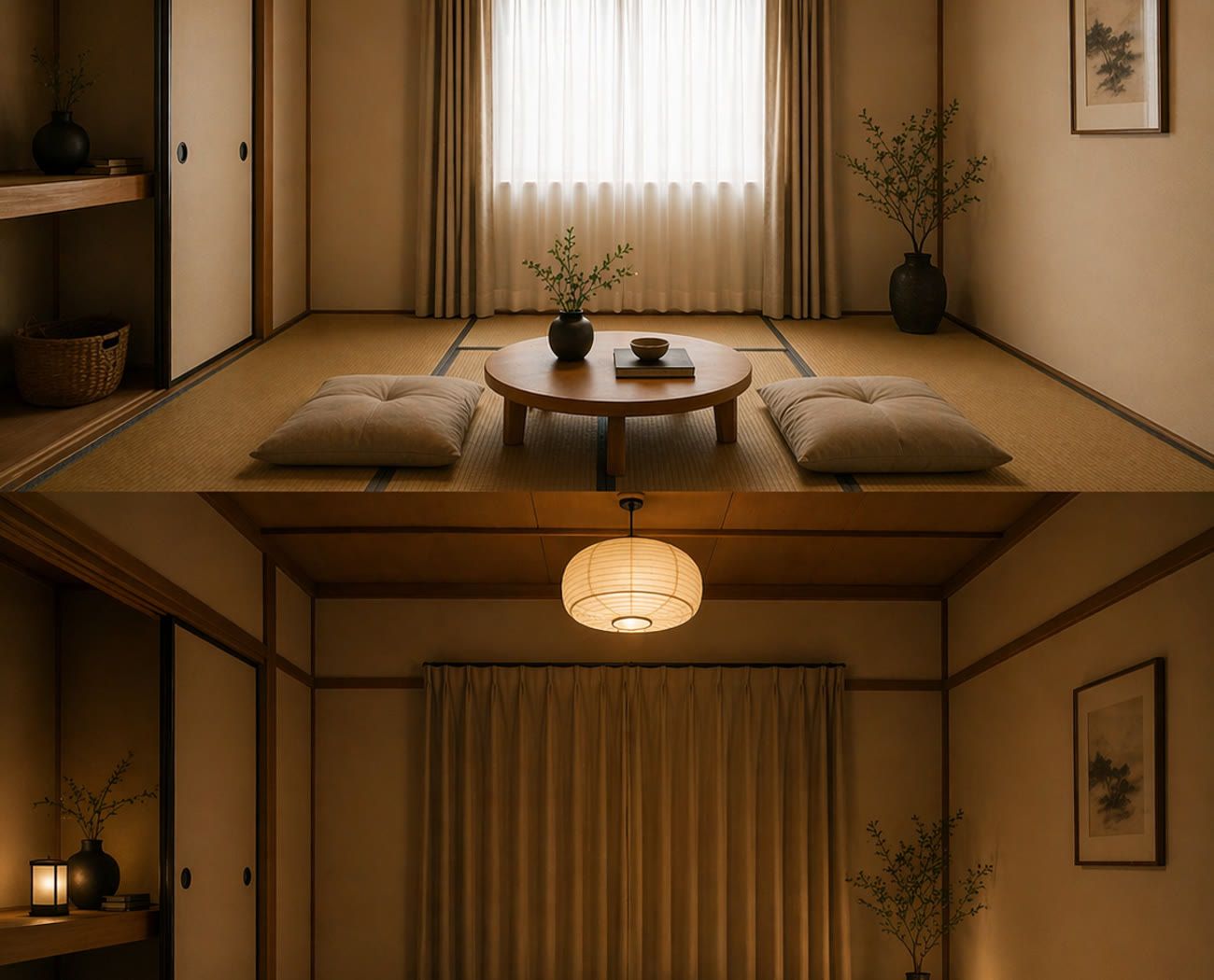 Design render: the queen tatami room